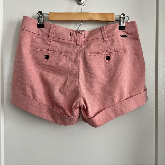 Women’s Dear John Pink Herringbone Shorts - Picture 3 of 3